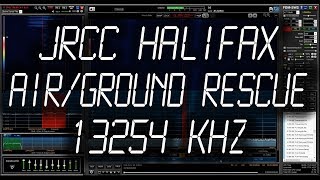 JRCC Halifax AirGround rescue communication  13254 kHz [upl. by Gnirol]