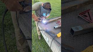 Custom truck rack Start to finish and on budget esabweldingandcutting welding fabrication [upl. by Ennovad]