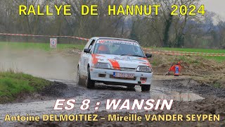 Rallye de Hannut 2024  ES 8  ONBOARD A Delmoitiez M Vander Seypen Citroën Ax Sport [upl. by Strohben]