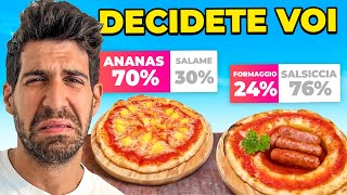 PIZZA FATTA IN CASA MA I FOLLOWER DECIDONO GLI INGREDIENTI [upl. by Anyrak]