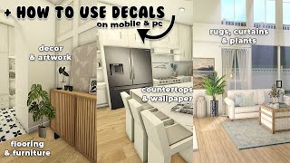 my favorite REALISTIC decal codes  how to use them  ROBLOX Bloxburg [upl. by Myrah988]