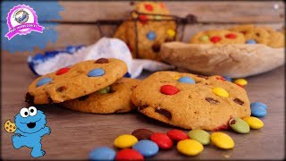 GALLETAS CON LACASITOS  MampM’S O LENTEJAS DE CHOCOLATE ¿Te gustan las galletas Fáciles y ricas [upl. by Forras]