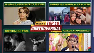 Deepika Got Trolled For Baby Bump AishwaryaAbhishek Viral Video Kangana Apologies  Top 10 News [upl. by Nywg]