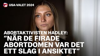 Abortaktivisten Hadley Duvall ”Det är lättare att skapa hopp när Kamala hör oss” [upl. by Wiburg]