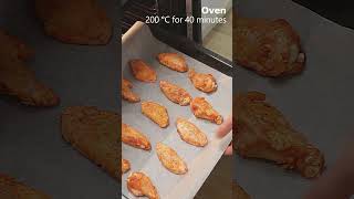 Oven chicken wings [upl. by Peggy]