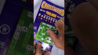 50000 Crossword Scratch Ticket [upl. by Yldarb]