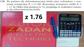 Zadanie 176 Elektrotechnika  zbiór zadań by Aleksy Markiewicz [upl. by Ignatius]