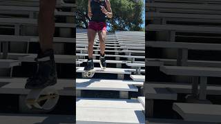 Track Workout in my Jumping Boots FitBoots viral [upl. by Durston8]