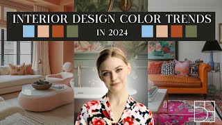 The Hottest Color Trends for 2024  Interior Design [upl. by Helfant]