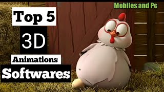 Top 5  3d Animation Software for PC And Mobiles 2022  3D Animations Cartoons [upl. by Ajaj63]