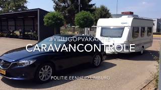 Politie controleert caravans voor veilige zomervakantie reis [upl. by Trebleht]