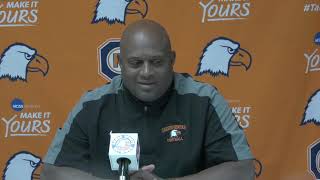 CarsonNewman Football Mike Clowney preTusculum presser 10323 [upl. by Moore868]