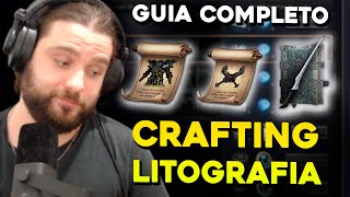 GUIA COMPLETO SOBRE LITOGRAFIA E CRAFTING  THRONE AND LIBERTY [upl. by Laurie]