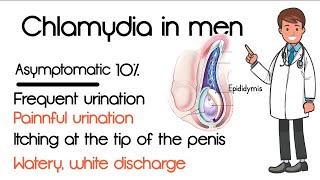 Chlamydia in men Pictures treatment causes symptoms signs discharge cure [upl. by Machute529]