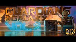 Guardians of the Galaxy Vol 2 4KSONG Mr Blue Sky ARTISTELOIntro amp creditsout of the wayGroot [upl. by Ydnyl]