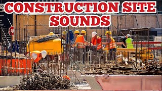 CONSTRUCTION SOUND EFFECTAMBIENCE HAMMERING METAL JACKHAMMER DRILLING ASMR WHITE NOISE SOUNDSCAPE [upl. by Bogart]