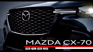 Mazda’s FIRST tworow bigsize SUV CX70 2025features review mazdacx70 cx70 [upl. by Enneite744]