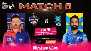 Live  Legends League Cricket Match 5  India Capitals VS Southern Super Stars  LLC 2024 [upl. by Fishback636]