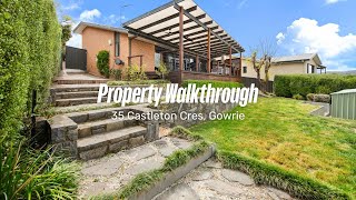 Property Walk Through  35 Castleton Crescent Gowrie [upl. by Nirol672]