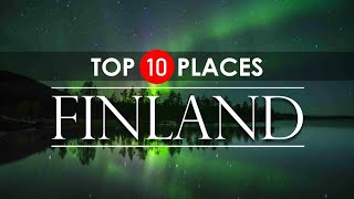 Finland Tour Video  TOP 10 Places to Visit in FINLAND [upl. by Thibault]