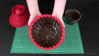 How to Make a Giant Chocolate Cupcake Case  Patty Pan  Giant Cupcake Basics 1 [upl. by Leiad]