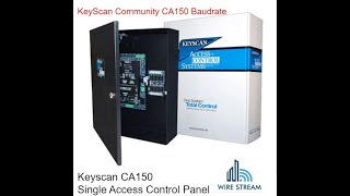 KeyScan Community CA150 Baudrate Change [upl. by Rici383]