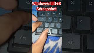 How to screenshot on laptop or PC shortsvideopclaptopshortcutkye [upl. by Anertak221]