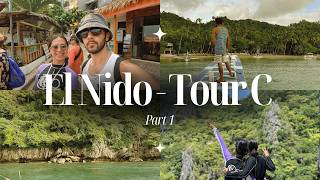 El Nido Tour C  Part 1 🏝️🚤 [upl. by Nichani543]