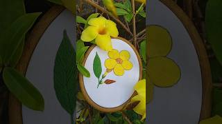 Lovely Alamanda 🌼🌼🌼🌼 flowerembroidery lovelyflowers [upl. by Marylinda]