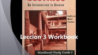 Destinso Lección 3 Workbook [upl. by Gala]