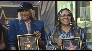 SaltNPepa Celebrate Getting Star on Hollywood Walk of Fame [upl. by Soren]