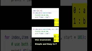 Use enumerate instead of manual indexing [upl. by Anaj341]