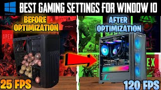 OPTIMIZE YOUR PC FOR GAMING ✅  How To OPTIMIZE Windows 1011 for Gaming amp Performance [upl. by Burr627]