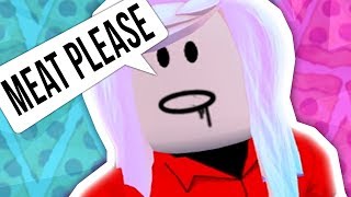 HUNGRY GIRL in ROBLOX GONE WRONG [upl. by Gnim]