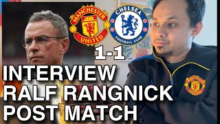 Eps712 Ngobrol Ringan Interview Ralf Rangnick Post Match MUFC vs Chelsea [upl. by Naejeillib119]