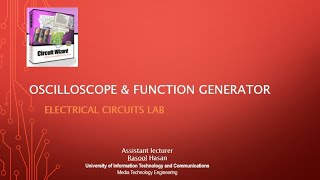 1Oscilloscope amp Function generator [upl. by Werna]