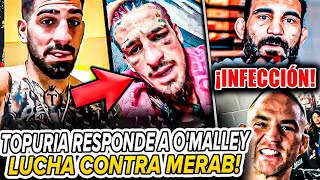 ¡Ilia Topuria RESPONDE al DESAFÍO de Sean OMalley ¡Benoit CONFIRMA QUE TIENE INFECCIÓN UFC 299 [upl. by Volotta]