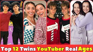 Top 12 Twins YouTuber Real Name And Ages 2024 [upl. by Tolmach]