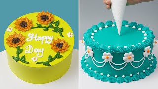 Stunning Cake Decorating Technique Like a Pro  Most Satisfying Chocolate Cake Decorating Ideas [upl. by Husch]