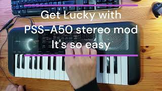 Get Lucky with PSS A50 stereo mod [upl. by Garber]