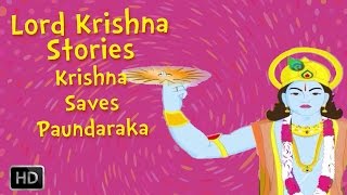 Lord Krishna Stories  Krishna and Paundaraka [upl. by Nnahgaem414]