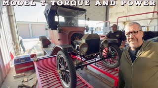 Model T Runabout Torque and Horsepower Dyno Run [upl. by Iman916]