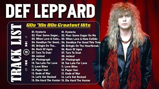 Def Leppard Greatest Hits Full Album  Best Def Leppard Songs Collection [upl. by Knute]