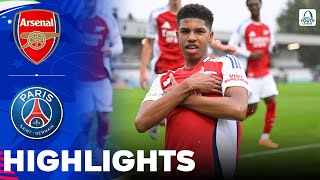 Arsenal vs PSG  Highlights  UEFA Youth League 01102024 [upl. by Eciralc]