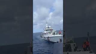 China Coast Guard vessels rammed BRP Datu Sandal near Escoda Shoal [upl. by Allicirp430]