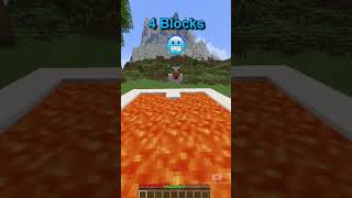 Minecraft 1 Block vs 5 Blocks Jump 😰😰😰 [upl. by Nreval]