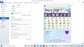 Comment Faire un calendrier avec Microsoft Word en 13 minutes [upl. by Derte]