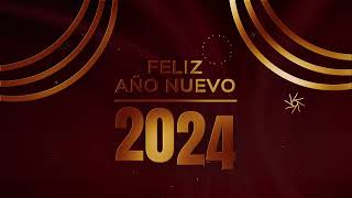 ¡Feliz Año Nuevo 2024  Tarjeta Animada [upl. by Eetsud]