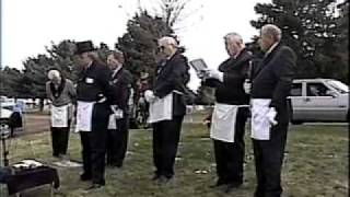 Bill Wood Masonic Funeral [upl. by Fachan307]