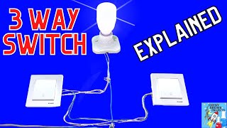 3 Way Switch Wiring Diagram How To Wire 3 Way Light Switch Explained [upl. by Warden]